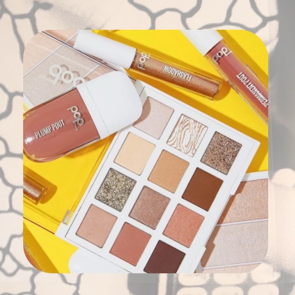 🏷️ POP Beauty set of 12 neutral metallic glitter eye shadow set palette - Picture 10 of 16